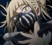 toga in her mask